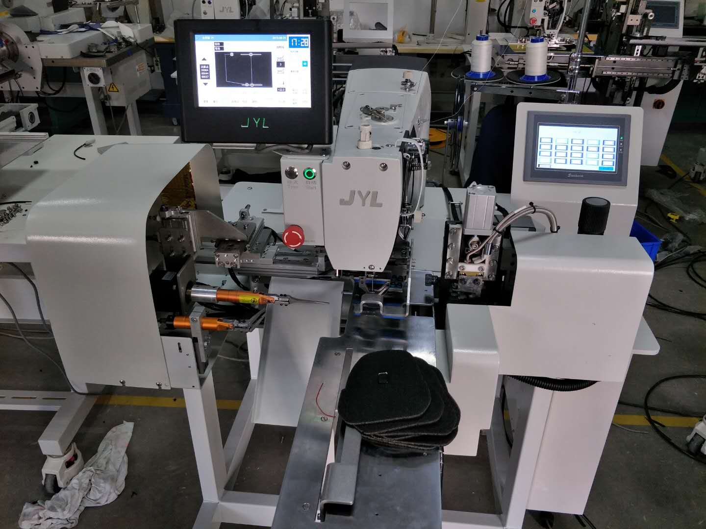 Промышленная швейная машина для обуви языка ярлыки JYL-1510ZDL